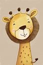 Giraffe illustration nursery by Your unique art thumbnail