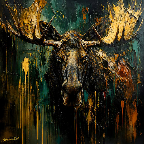 Primal – Expressionist Wildlife - Moose