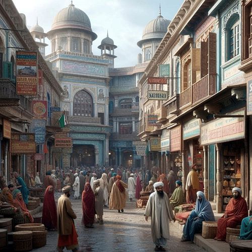 Oosters straat beeld 1