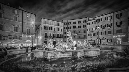 Rome - Fontana del Nettuno - Piazza Navona