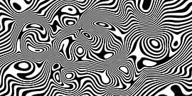 An abstraction of waves and swells in black and white by AidasignArt