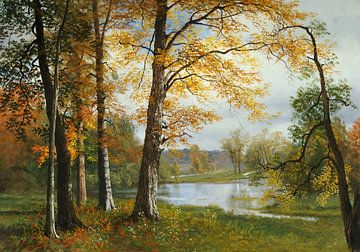 Albert Bierstadt, Un lac tranquille