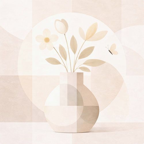 Stilleven Cloud Botanica van Moonheart Artworks