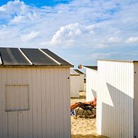 Strandhuisjes Oostende, belgische kust