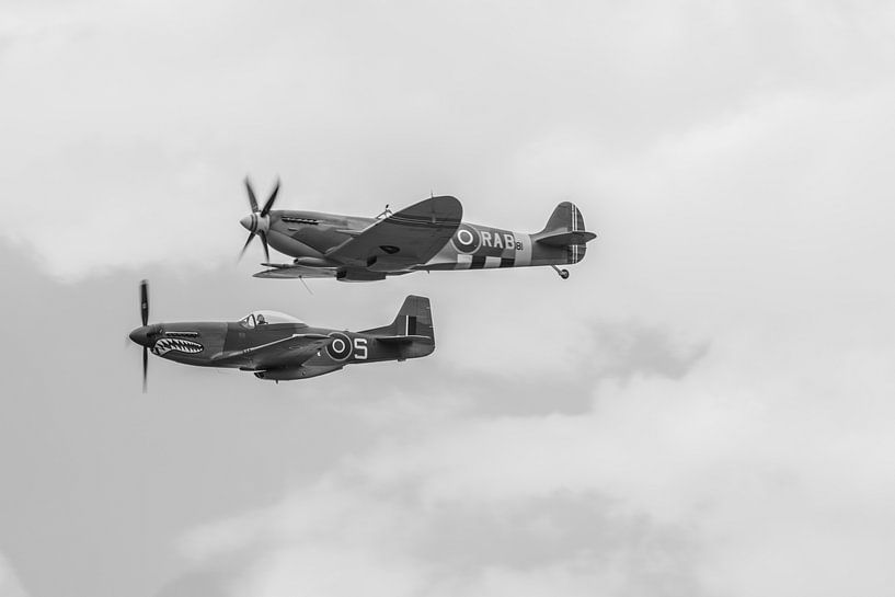 Spitfire et Mustang par Albertjan Geertsema
