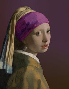 Girl with a Pearl Earring - lila Ausgabe