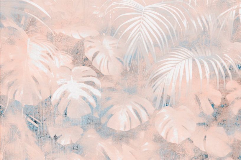 Japandi Jungle Plantkunde Meditatie van Mad Dog Art