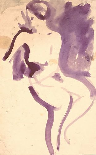 Seated female nude (1905 - 1907)