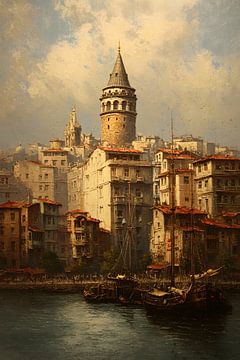 The view from the Galata Tower by Skyfall