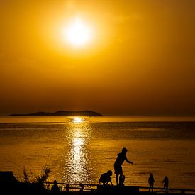 Sonnenuntergang auf Ibiza von Norbert Vaessen