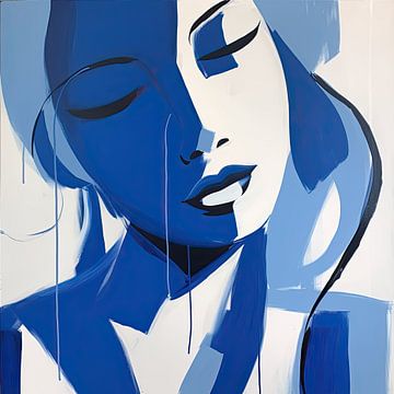 Vrouw abstract van ARTEO Schilderijen