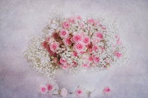 Bouquet de roses sur Claudia Moeckel