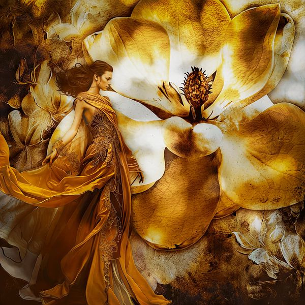 Magnolia Grandiflora en Magnolia van Helga Blanke