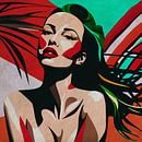 The long-haired woman by Jan Keteleer (JanKé): A Journey Beyond the Canvas thumbnail