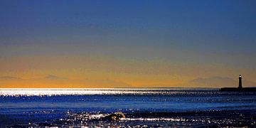 Schemering - avond aan zee van Dirk H. Wendt