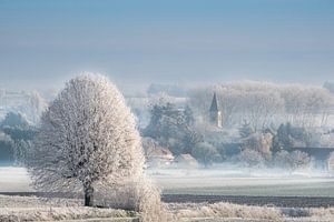 Winter in Étroussat von Ruud Peters