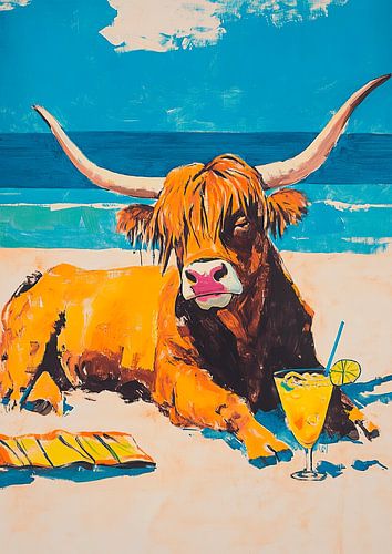 Schotse Hooglander Hoogland Koe