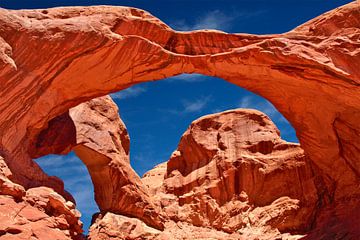 ARCHES NATIONAL PARK Dubbele boog  van Melanie Viola