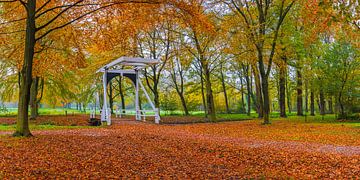 Herbst auf dem Landgut Ennemaborg in Midwolda von Henk Meijer Photography