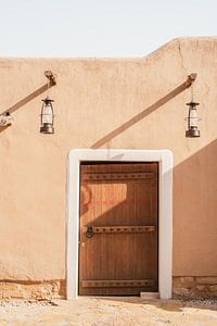 Arabische deur in Al-Diriyah van Photolovers reisfotografie