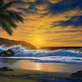 Strand van Salsa art