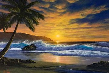 Strand van Salsa art