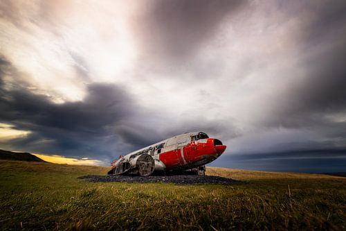 Épave d'avion en Islande