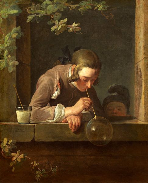 zeep bellen, Jean Simeon Chardin van Liszt Collection