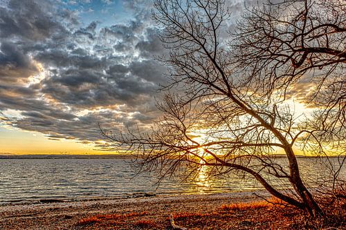 Sonnenuntergang am Bodensee von Dieter Walther