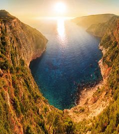 Kampi zonsondergang Zakynthos by Dennis van de Water
