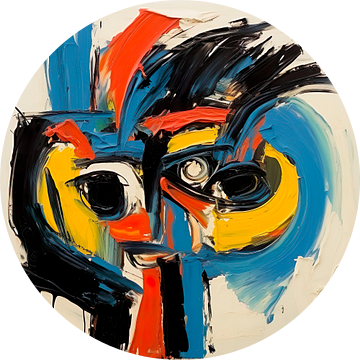 Karel Appel Inspired van Harry Hadders