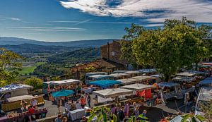Market in Gordes Provence France