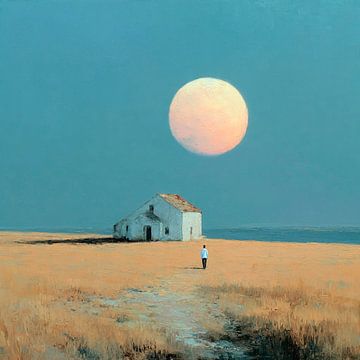 Moonlit Quiet Field