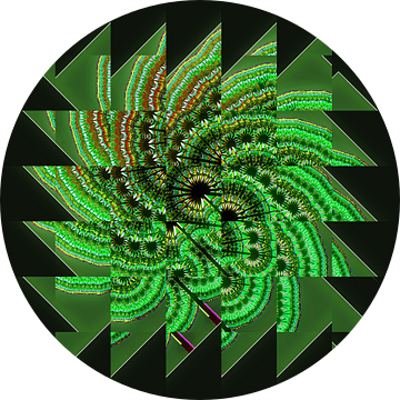 Green fractal van Leopold Brix