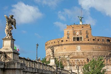 Rome - Castel Sant'Angelo en de Brug der Engelen van t.ART