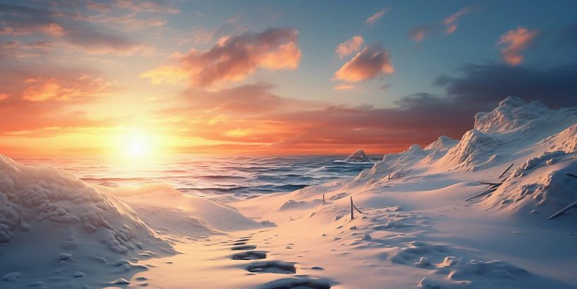 Gouden uur van fernlichtsicht