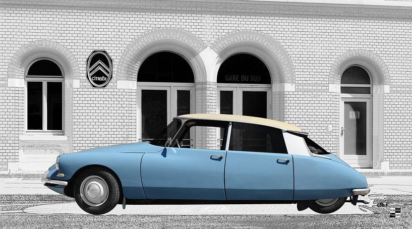 Citroën ID 19 en couleur d'origine par aRi F. Huber