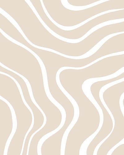 Beige fließende Linien