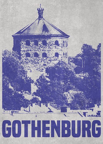 Schloss Skansen Kronan in Göteborg von DEN Vector
