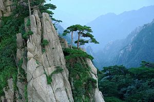 Huang Shan dans la province d'Anhui en Chine sur Merijn van der Vliet