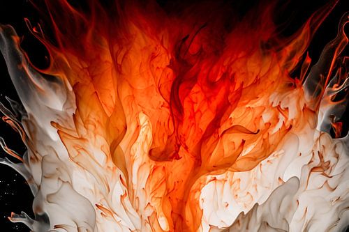 L'art du chaos abstrait et ardent