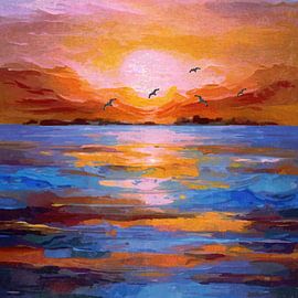 De laatste zonnestralen van de dag van Anna Marie de Klerk