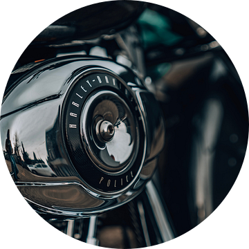 Harley Davidson Police engine part van Gerrit Driessen