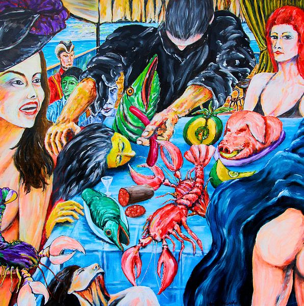 The feast by Eberhard Schmidt-Dranske