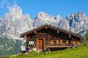 Die schöne Löckenwaldhütte auf der Sulzenalm