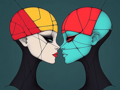 Gracieuze Geometrische Tweeling