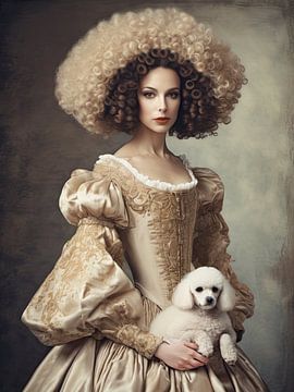 French Poodle by Arjen Roos