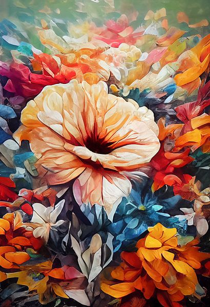 Bright flowers by Bert Nijholt