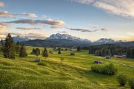 Evening on the humpback meadows - beautiful bavaria by Rolf Schnepp thumbnail