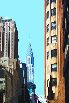 New York Chrysler Building 2 van Stéphane TEILLET